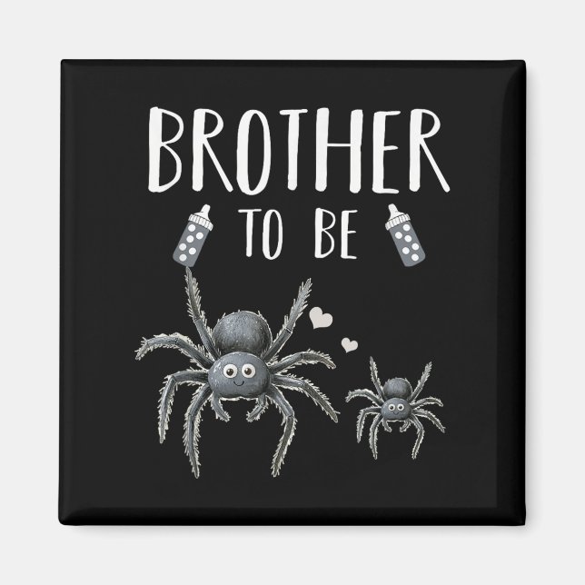 Imán Anuncio de Hermano Por Llegar Cumpleaños de Baby S (Frente)