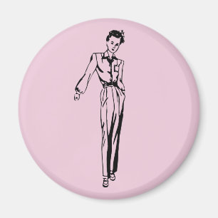 Imán Anuncio de las damas de 1942