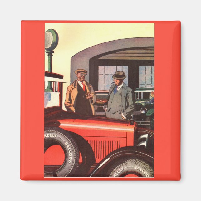 Imán Anuncio de neumáticos de Kelly Springfields de los (Frente)