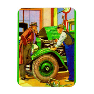 Imán Anuncio de neumáticos en globo de Kelly Springfiel