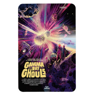 Imán Anuncio de película de terror de ciencia ficción,