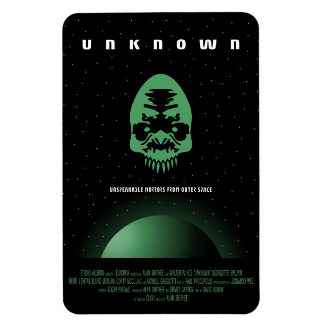 Imán Anuncio de película de terror de ciencia ficción,  (Vertical)