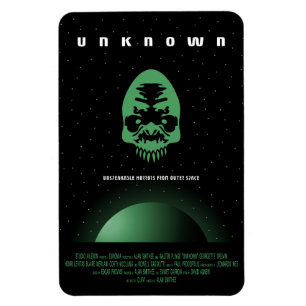 Imán Anuncio de película de terror de Sci-Fi, desconoci