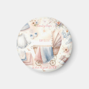 Imán Anuncio de próximo lanzamiento adorable Invitación