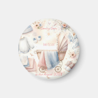Imán Anuncio de próximo lanzamiento adorable Invitación