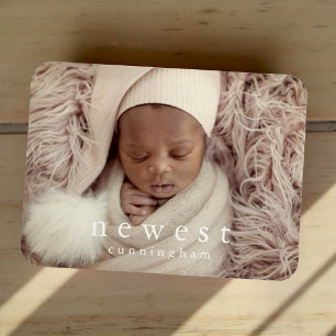 Imán Anuncio de recién nacido Miembro de la Familia