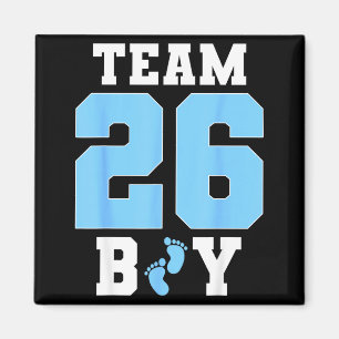 Imán Anuncio de revelación de género del bebé Team boy