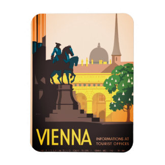 Imán Anuncio de Viaje de Viena