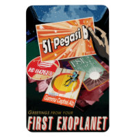 Anuncio de viajes de Sci-Fi, Planet 51 Pegasi b