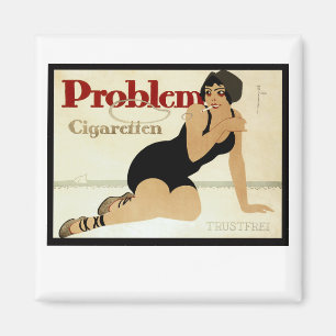 Imán Anuncio del cigarrillo del problema