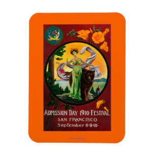 Imán Anuncio del día de admisión, festival del estado