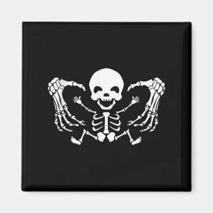 Imán Anuncio divertido de embarazo de Halloween bebé