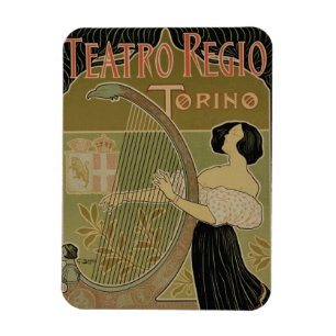 Imán Anuncio para el 'teatro Royal