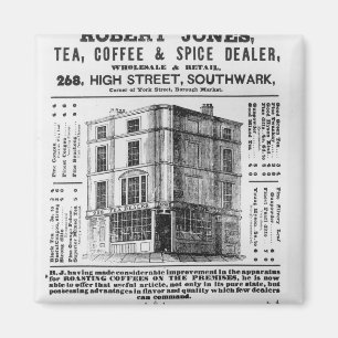 Imán Anuncio para Roberto Jones, té