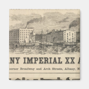 Imán Anuncio sobre el lago Superior Iowa y Minnesota