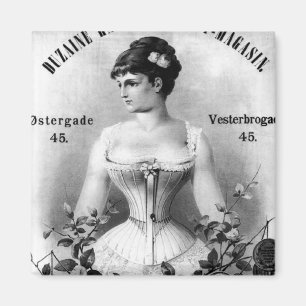 Imán Anuncio sueco del corsé del vintage