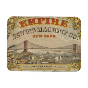 Imán Anuncio Vintage For Empire Scoser Machine Co., Nue