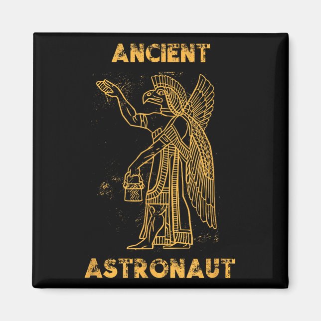 Imán Anunnaki, un antiguo astronauta, teórico alienígen (Frente)