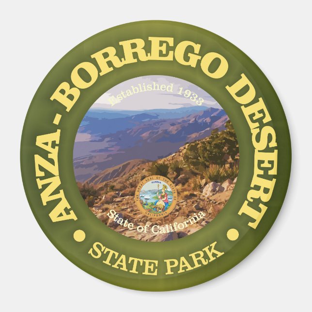 Imán Anza-Borrego Desert SP (Frente)