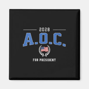 Imán Aoc 2028 Para Presidente Alexandria Ocasio-co