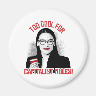 Imán AOC Demasiado Cool para las Reglas Capitalistas
