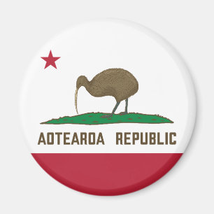 Imán Aotearoa República Kiwi Bandera Nueva Zelanda