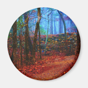 Imán Aparato de regalo para pintura de aceite de bosque