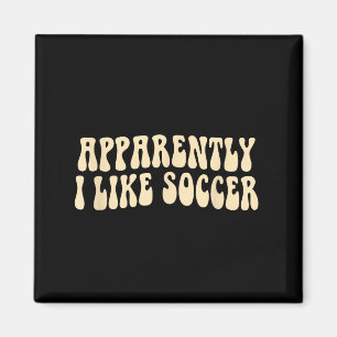 Imán Aparentemente Me Gusta El Fútbol Groovy Amante Del