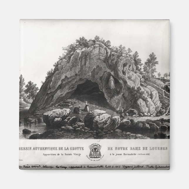 Imán Aparición de la Virgen María (Frente)
