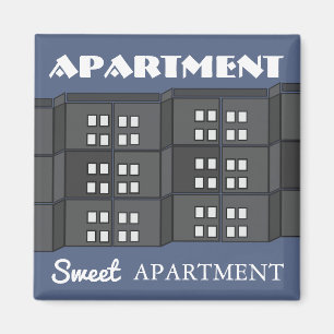 Imán "Apartamento dulce del apartamento "