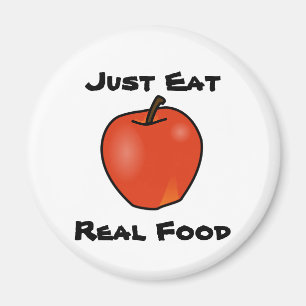 Imán Apenas coma la comida real