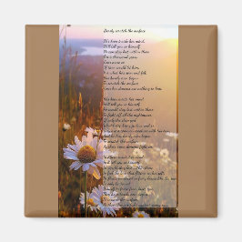 Imán Apenas rasar el poema superficial