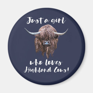 Imán Apenas un chica que ama la montaña escocesa se
