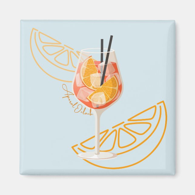 Imán Aperol en punto (Frente)