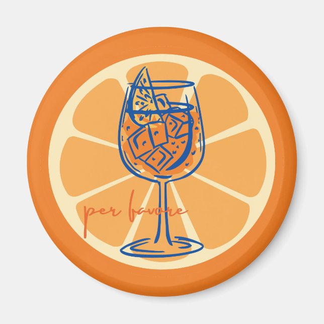 Imán Aperol por favore (Frente)