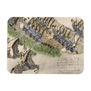 Imán Apertura de la batalla del Cuerno Pequeño (tinta)
