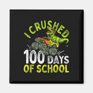 Imán Aplastado 100 Días De Colegio Camión Monstruo De D