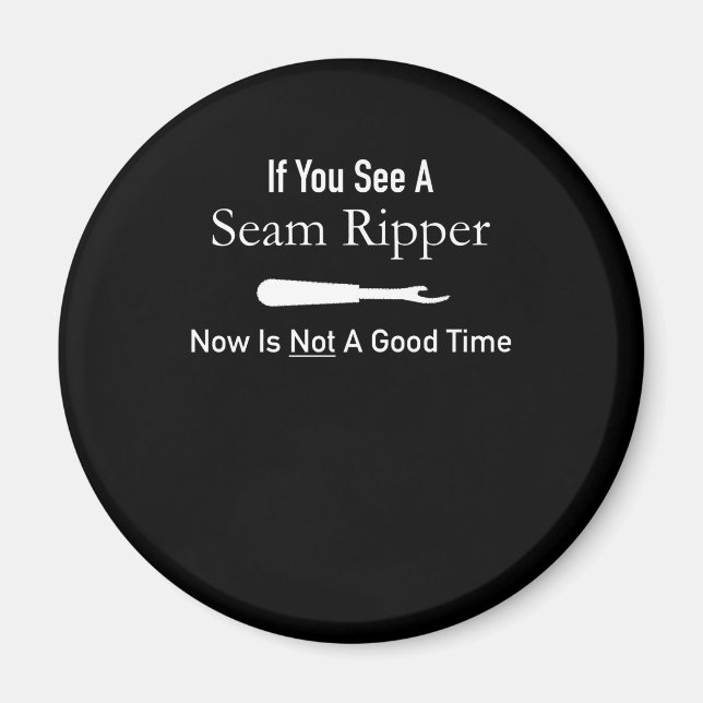 Imán Aplastamiento de ideas para regalo de Seamstress d (Frente)