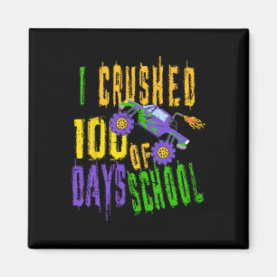 Imán Aplasté 100 días de colegio - Monster Truck Love
