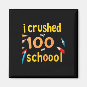 Imán Aplasté 100 Días De Escuela 100º Día De La Escuela