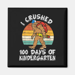 Imán Aplasté 100 Días De Jardín Infantil Pie Grande 100