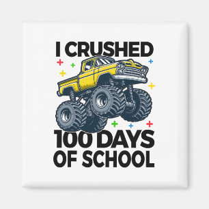 Imán Aplasté 100 Días De Monstruo Escolar 100 Días