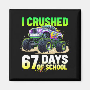 Imán Aplasté 67 Días De Escuela 6 7 Meme Divertido Seis