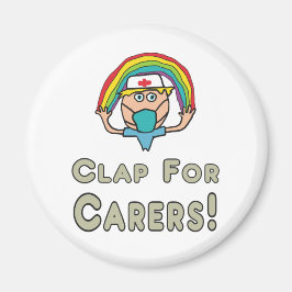 Imán Aplausos para los cuidadores