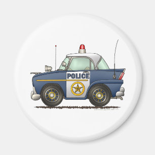 Imán Aplicación de ley del coche policía