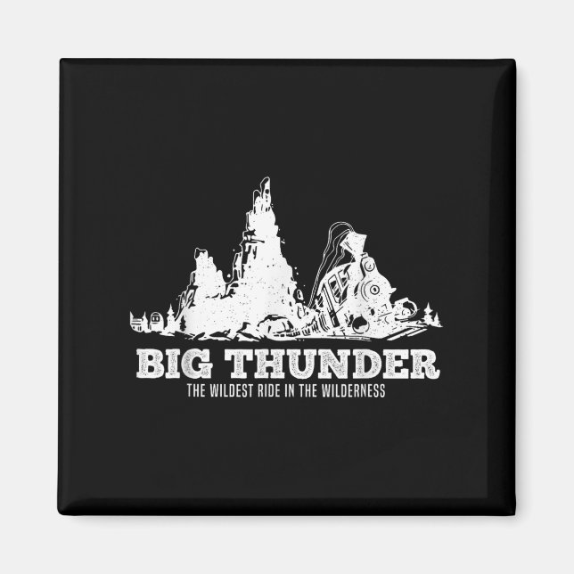 Imán Aplicación Thunder, Mountain Railroad Quotes, Atra (Frente)