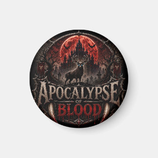 Imán Apocalipsis de Sangre Horror Magnet