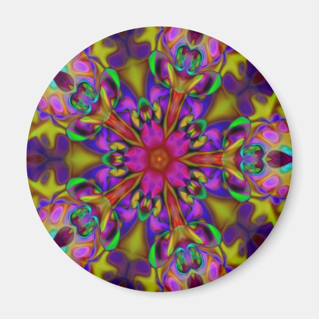 Imán Apófisis Kaleidoscope Arte Fractal - II (Frente)