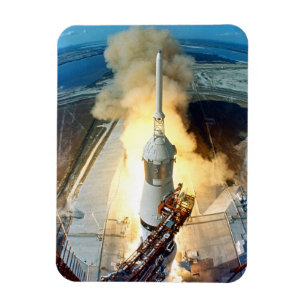 Imán Apolo 11 Moon Landing Lanzan Centro Espacial Kenne