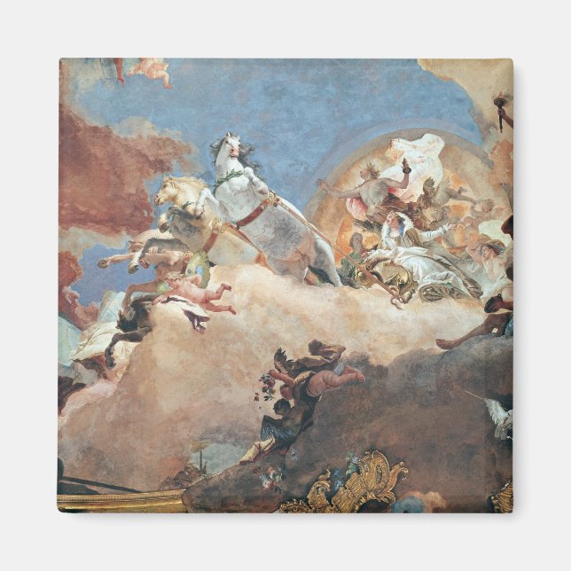 Imán Apolo en su carro solar conduciendo Beatrice I (Frente)